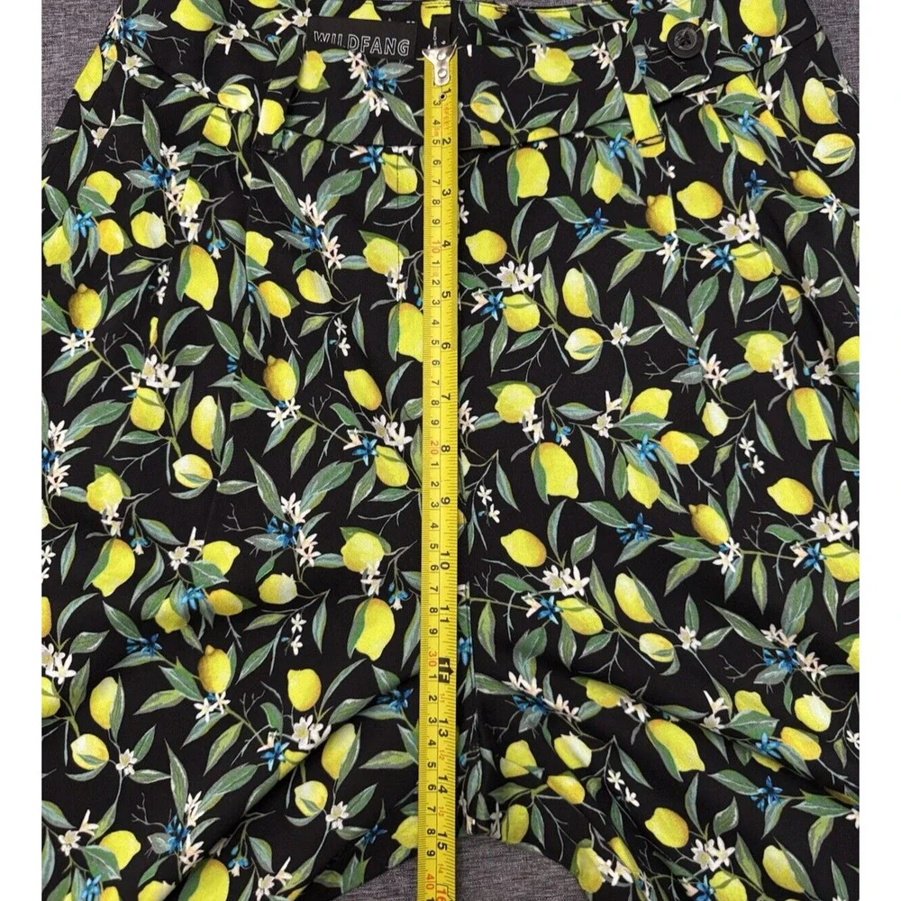 WildFang THE EMPOWER WIDE LEG LEMON TROUSER SIZE 6 NWT - Picture 6 of 11